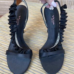 Nina New York wedding dressy satin covered heel